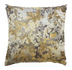 Povlak na polštář žakárový, Kiran, Zlatá Rozměr textilu: 50 x 50 cm