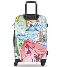 Kabinové zavazadlo TUCCI T-0168/3-S J’aime Paris