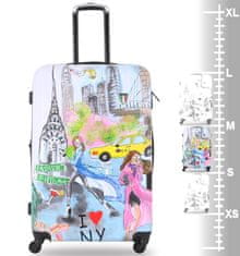 Cestovní kufr TUCCI T-0164/3-M New York Love