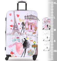 Cestovní kufr TUCCI T-0163/3-L Paris Love