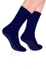 STEVEN Pánské ponožky Steven art.013 Frotte ABS 41-46 tmavě modrá 41-43