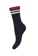 Gemini Dámské ponožky Milena 1313 Žebrované s proužky 37-41 šedobílý 37-41