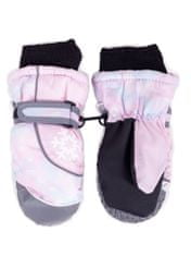 YOCLUB Dětské zimní lyžařské rukavice Yoclub REN-0202G-A110 Pink 12