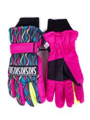 YOCLUB Dětské zimní lyžařské rukavice Yoclub REN-0243G-A150 Multicolour 16