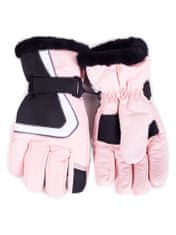 YOCLUB Dámské zimní lyžařské rukavice Yoclub REN-0259K-A150 Pink 18