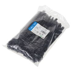 Stualarm Vázací pásek černý 7 x 200 mm, 100ks (44009)