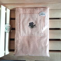 Sotra Kilt do sauny dámský 75×150 cm, růžový, 100% bavlna