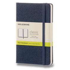 Moleskine Zápisník - tvrdé desky S, čistý, modrý