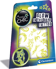 Clementoni Crazy Chic Tetování svítící ve tmě
