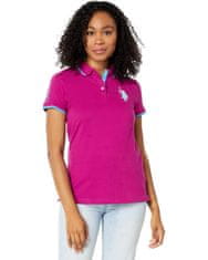 U.S. Polo Assn. U.S.Polo Assn. dámské polo tričko Multi-Tonal růžové M