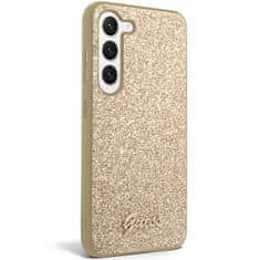 Guess Třpytivé pouzdro Guess pro Samsung Galaxy S23 - Zlatá KP25070