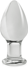 XSARA Velký skleněný anální kolík průměr 5 cm xxl anal plug ze skla - 79760135