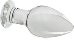 XSARA Velký skleněný anální kolík průměr 5 cm xxl anal plug ze skla - 79760135