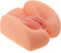 XSARA Velká realistická umělá vagína lasturka s anusem masturbátor z umělé kůže cyberskin měřítko 1:1 - 78739657