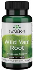 Swanson Wild Yam Root (Smlditec hlupatý), 100 kapslí