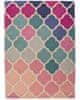 Ručně všívaný kusový koberec Illusion Rosella Pink/Blue 80x150