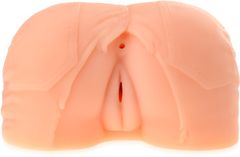 XSARA Sexy zadeček v džínách hýždě k masturbaci masturbátor umělá vagína a anus - 77255247