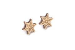 BeWooden Dámské Vánoční náušnice Snowflake earrings