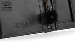 Betlewski Pánská peněženka Classic Bpm-Bf-62 Rfid s krabičkou černá