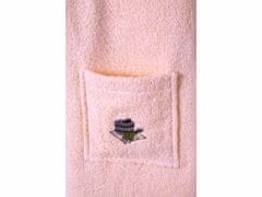 Sotra Kilt do sauny dámský 75×150 cm, růžový, 100% bavlna