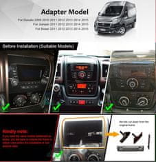 Noname Fiat ducato 2DIN DVD GPS navigace Android 12 
