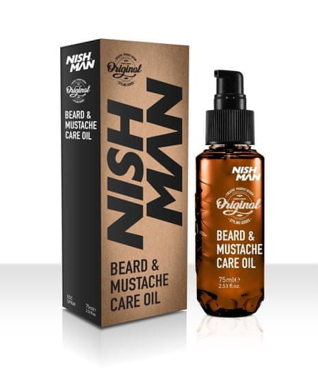 NISHMAN Beard and Moustache Care Oil olej na vousy 75ml