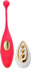 XSARA Voděodolné vaginálně-anální vajíčko na dálkové ovládání - 10 sex funkcí - 77680213