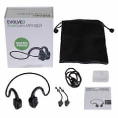 Evolveo BoneSwim MP3 16GB, bezdrátová sluchátka