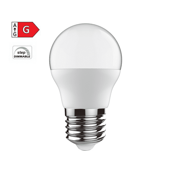 Diolamp  SMD LED žárovka matná Ball P45 7W/230V/E27/6000K/570Lm/230°/Step Dim