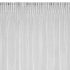 DESIGN 91 Hotová záclona s řasící páskou - Alexa bílá, š. 1,35 mx d. 2,7 m