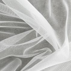 DESIGN 91 Hotová záclona s řasící páskou - Esel bílá jemná, š. 3,5 mx d. 1,5 m