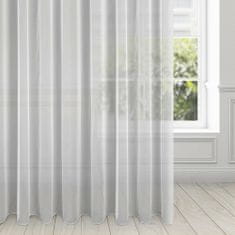 DESIGN 91 Hotová záclona s řasící páskou - Esel bílá jemná, š. 3,5 mx d. 1,5 m