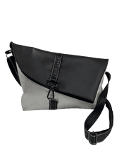 Warrior Dog Asymetrické tašky přes rameno, stříbrná/černá