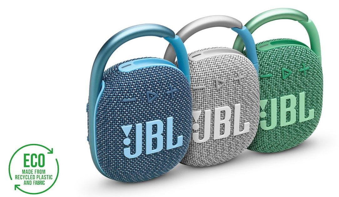  Sodoben zvočnik Bluetooth JBL Clip4 Eco IP67 JBL z obeskom 