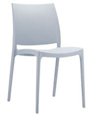 Siesta Exclusive Jídelní židle MAYA, stříbrná