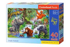 Castorland Puzzle Zvířátka v džungli MAXI 40 dílků