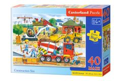 Castorland Puzzle 40 dílků Staveniště Maxi
