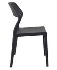 Siesta Exclusive Jídelní židle SNOW černá 