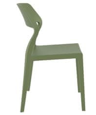 Jídelní židle SNOW zelená