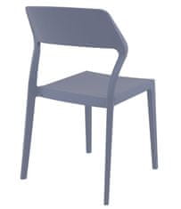 Jídelní židle Snow šedá