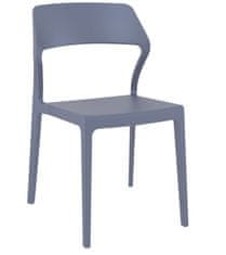Jídelní židle Snow šedá