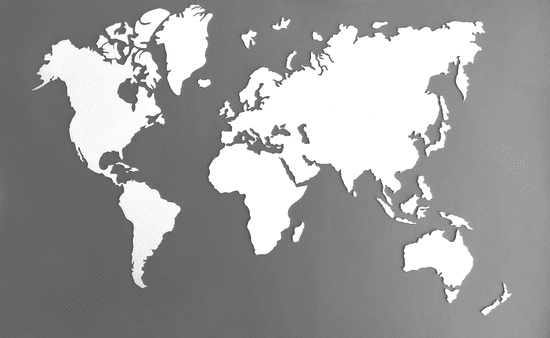 Lase it Akrylátová nástěnná mapa světa