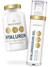 WoldoHealth® Kyselina hyaluronová 50 ml a Kyselina hyaluronová 90 kapslí WoldoHealth