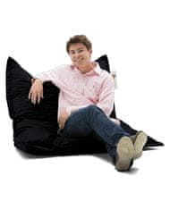 Atelier Del Sofa Zahradní sedací vak Cushion Pouf 100x100 - Black, Černá