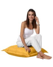 Atelier Del Sofa Zahradní polštář Cushion Pouf 70x70 - Yellow, Žlutá