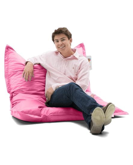 Atelier Del Sofa Zahradní sedací vak Cushion Pouf 100x100 - Pink, Růžová