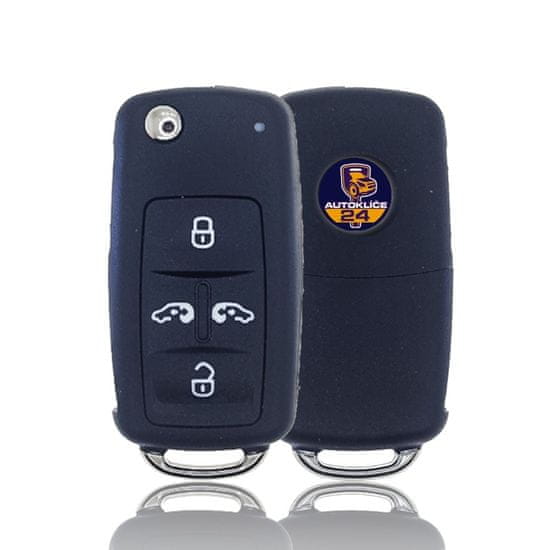 AutoKey Dálkové ovládání VW Sharan Multivan Seat alhambra 2012+ 4+1tl. HU66 7N0837202