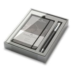 Faber-Castell Ambition Precious Resin kuličkové pero, dárková kazeta se zápisníkem