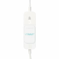 Vitammy WARM-UP NECK&BACK Elektrický topný polštář s límcem, 63x42cm, světle šedá