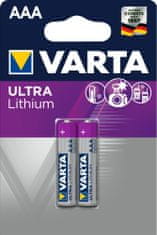 Varta baterie Ultra Lithium AAA, 2ks